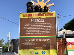 04A Legends of 1st Street sign incl The Wailing Wailers - Bob Marley, Bunny Wailer, Peter Tosh, Wailing Souls, Vincent Tata Ford Trench Town Kingston Jamaica